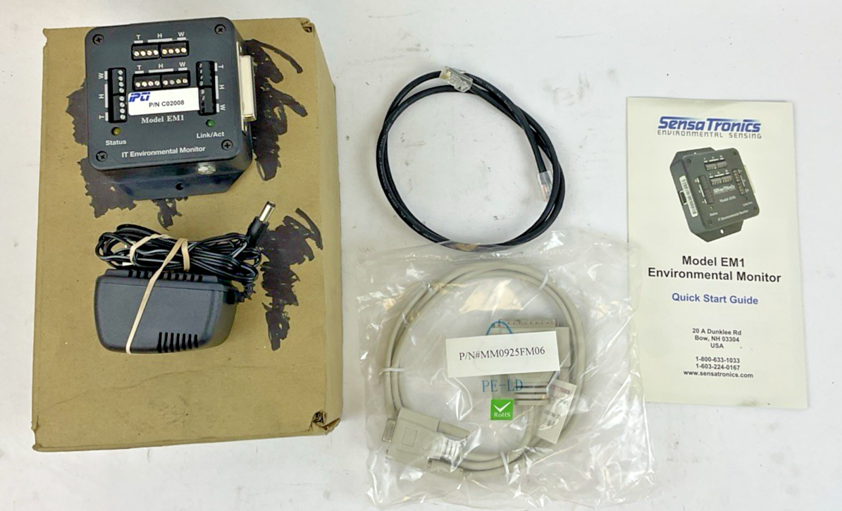 SENSATRONICS EM1 IT ENVIROMENTAL MONITOR