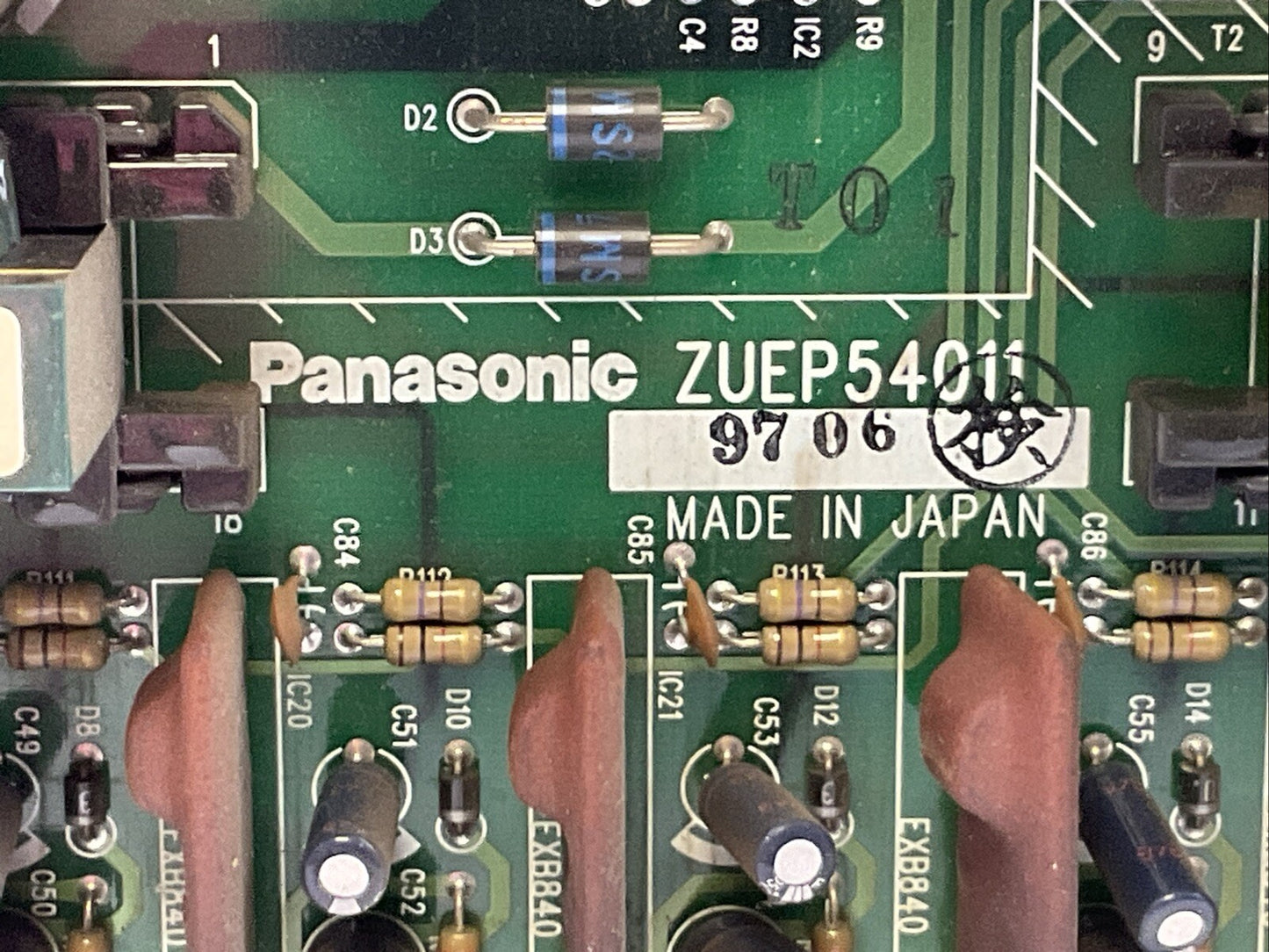 PANASONIC ZUEP54011 LASER TGBT UNIT POWER SUPPLY