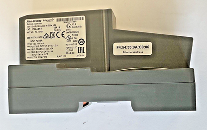 ALLEN BRADLEY 1734-AENT ETHERNET ADAPTER SER.B FW5.012 24VDC