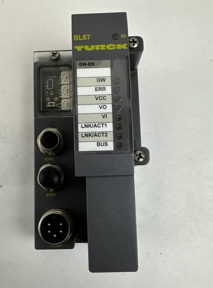 TURCK BL67GWEN 6827214 Multiprotocol Gateway I/O Module Ethernet/IP PROFINET BL6