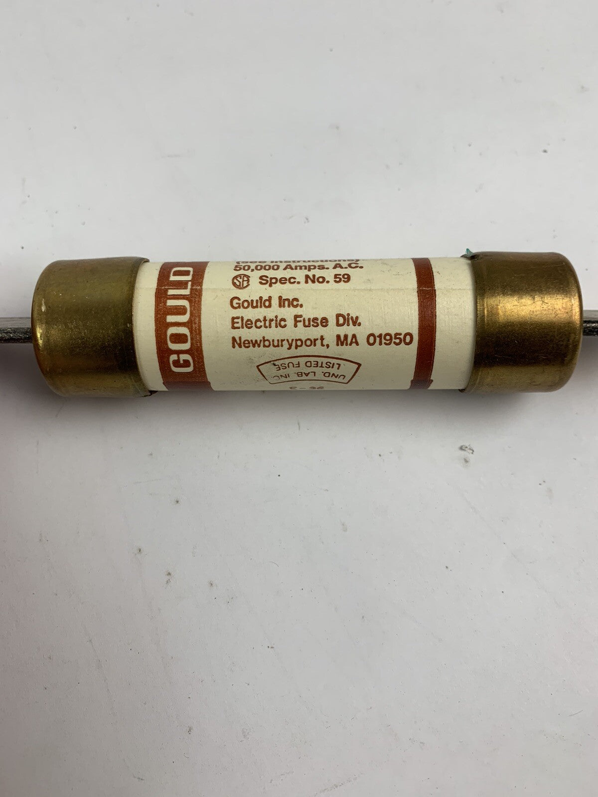 Gould Shawmut One-Time OT100 100A 250V Fuse "Lot of 6"