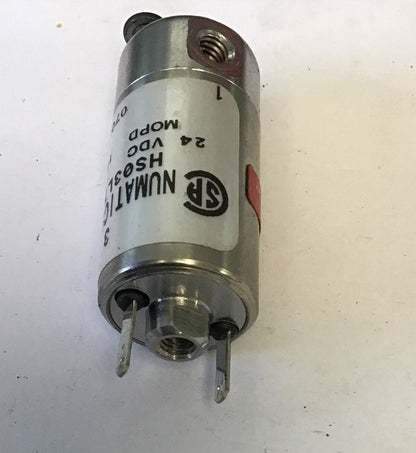 ASCO HS03L7F00B NUMATICS MPG 24VDC 100PSI SOLENOID VALVE