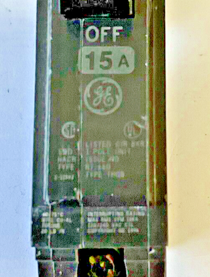 GENERAL ELECTRIC THQB115 CIRCUIT BREAKER 15A 120/240VAC  ***LOTOF3***