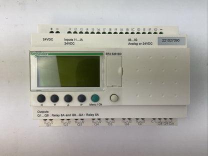 SCHNEIDER ELECTRIC ZELIO SR3 B261BD SMART RELAY 24VDC OUTPUT RELAY 24VDC 240VAC