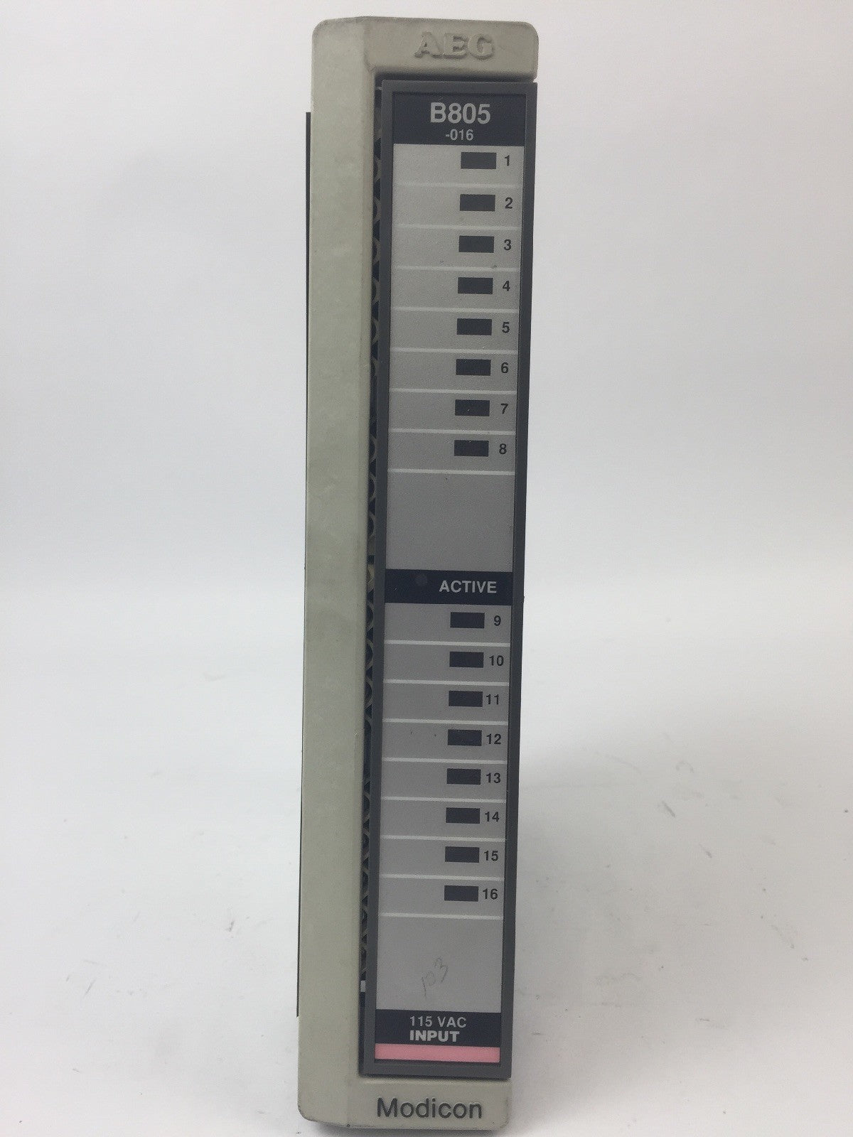 AEG MODION SCHNEIDER AS-B805-016 INPUT MODULE 115VAC