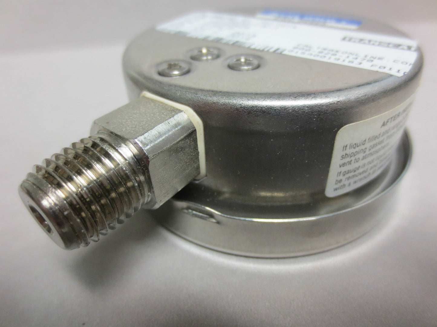 McDANIEL CODE KH 0-400 psi GAUGE 2-1/2" 1/4" NPT - LIQUID-FILLED - 316SS