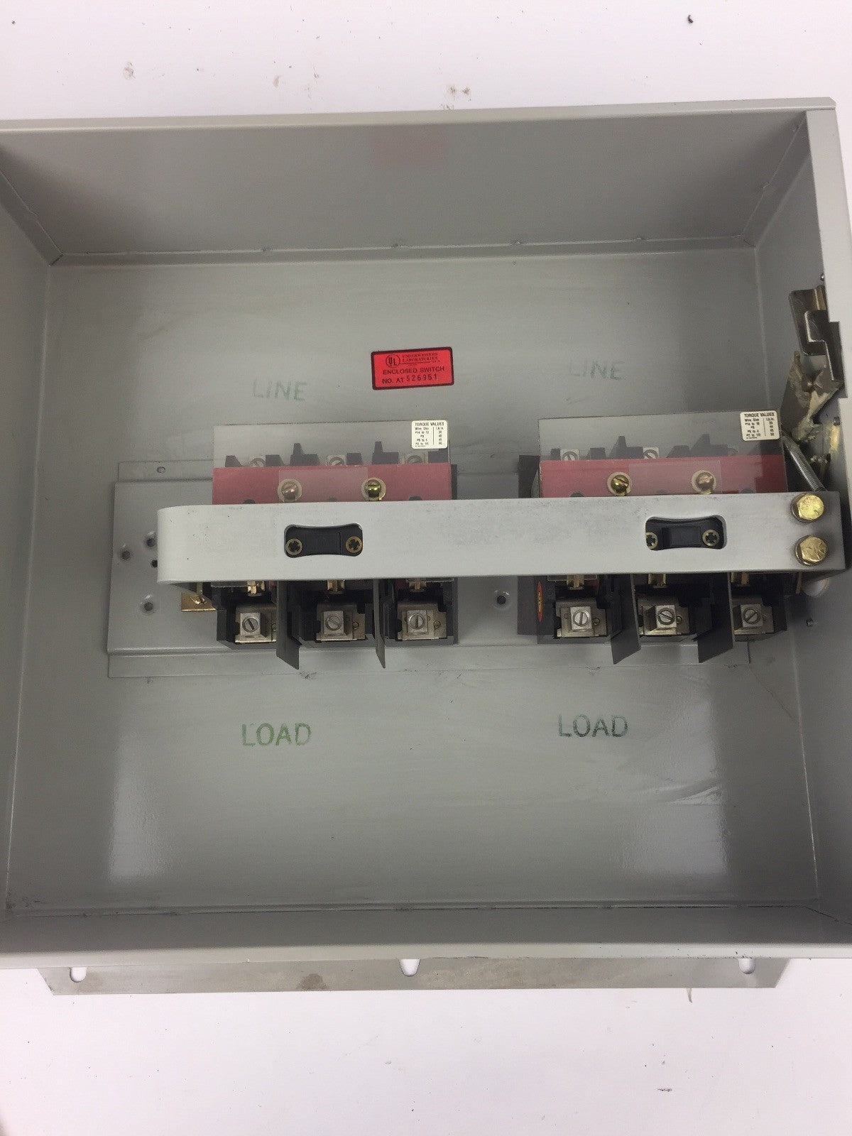 WESTINGHOUSE SDSN6030 DISCONNECT SWITCH 600 VAC 250 VDC 60 AMP 6 POLES