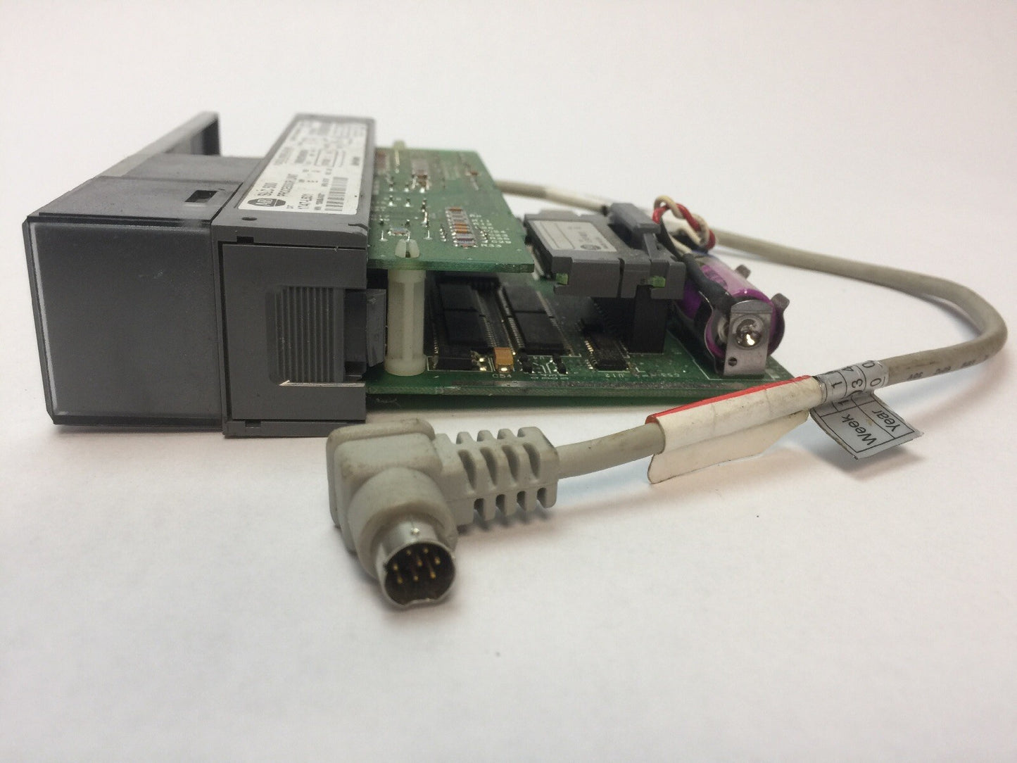 ALLEN BRADLEY 1747-L531 PROCESSOR UNIT 1747-M11 MEMORY 1761-CBL-AP00 CABLE