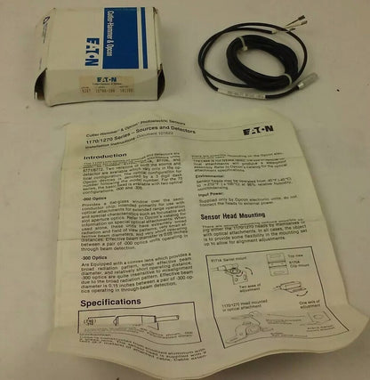 CUTLER HAMMER, 9307 OPCON 1270A-300, MICRO DETECTORS, PHOTOELECTRIC SENSORS, NEW