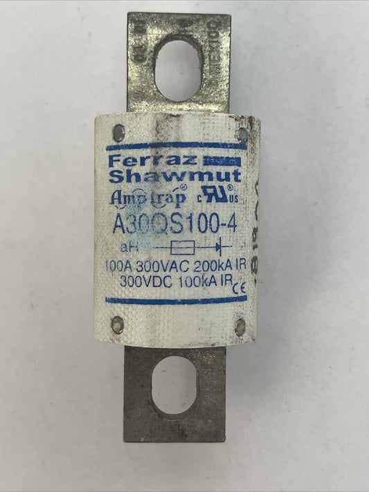 FERRAZ SHAWMUT A30QS125-4 SEMICONDUCTOR FUSE AMP-TRAP 125AMP 300V