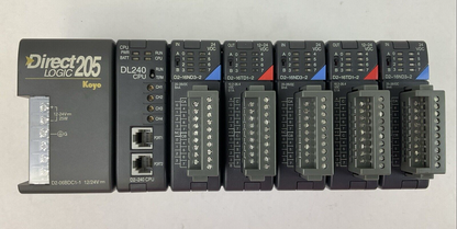 AUTOMATION DIRECT KOYO D2-06BDC D2-240 (2)D2-16TD1-2 (3) D2-16ND3-2