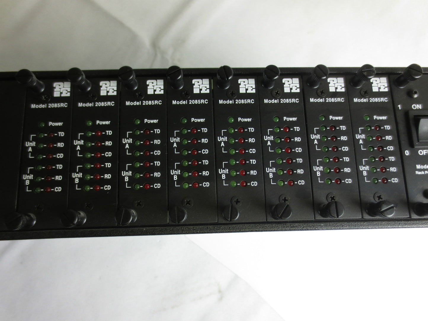 PATTON 1000RPSM / 1000R16P RACK POWER SUPPLY MODULE w/ 2085RC's