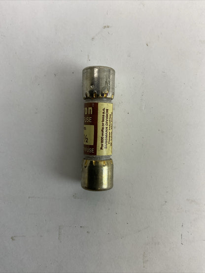 LIMITRON KTK-1/2 FAST-ACTING FUSE 1/2AMP 600VAC (LOT OF 9)