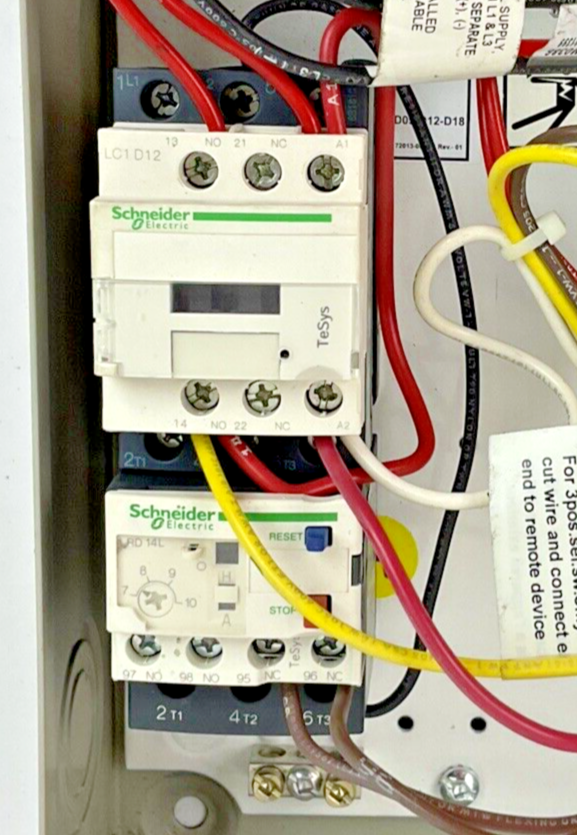 SCHNEIDER ELECTRIC / TELEMECANIQUE LE1D123A62 ENCLOSED CONTACTOR LC1 D12