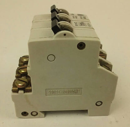 STOTZ-KONTAKT S63 G8A, S63G8A, CIRCUIT BREAKER, 8A, 380V, 415V, 3 POLE, USED