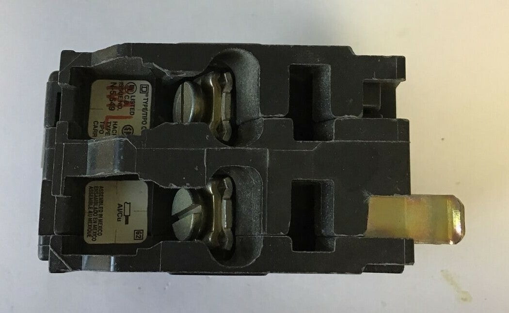 SQUARE D QO220H CIRCUIT BREAKER 20A 240VAC 50/60HZ 2POLE