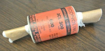 ECONOMY / FEDERAL PACIFIC ELECTRIC / JCL-300 FUSE / 300A / 600V / NEW SURPLUS