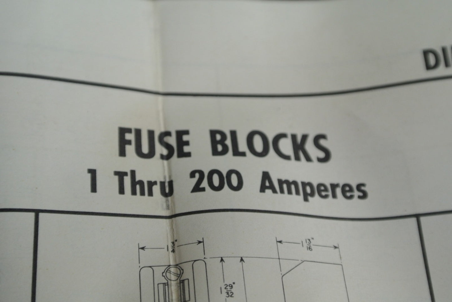 LOT of 5 / ALLEN-BRADLEY 1491-N122 FUSE BLOCK 30A, 250V, 2-POLE - NEW SURPLUS