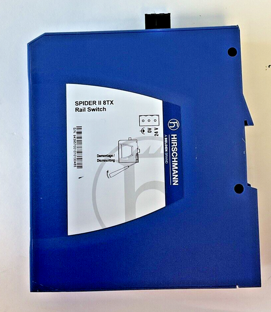 HIRSCHMANN SPIDER II 8TX RAIL SWITCH 24V 32VDC