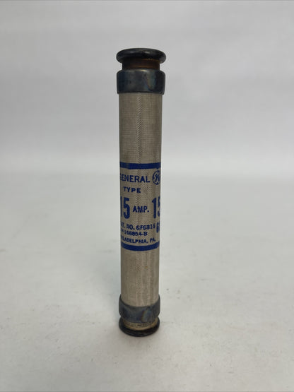 GE GF6B15 FUSE 15AMP 600V (LOT OF 6)
