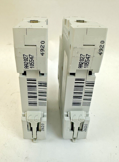 SCHNEIDER ELECTRIC M9F23110 BREAKER 1POLE 10AMP 277V LOT OF 2