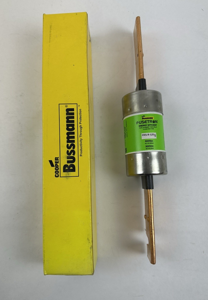 COOPER BUSSMANN FRS-R-125 FUSETRON DUAL ELEMENT TIME-DELAY FUSE 125A 600V