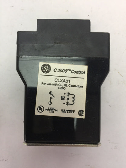 GE CLXA01 SIDE MOUNT AMPLIFIER 24VDC FOR USE WITH CL, RL CONTACTORS C600