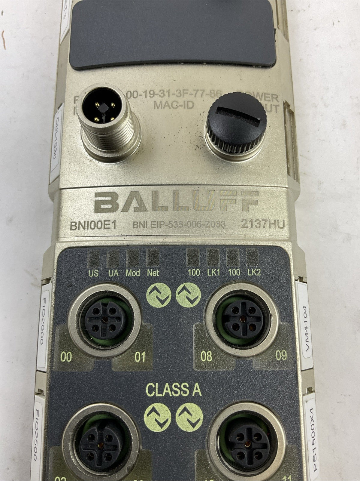 BALLUFF BNI00E1 BNI EIP-538-005-Z063 NETWORK BLOCK