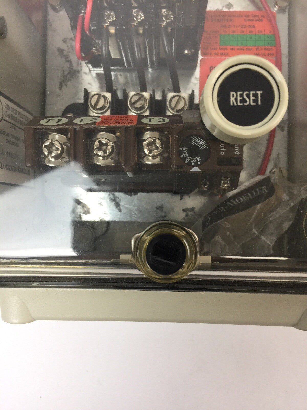 KLOCKNER-MOELLER DIL0-11/Z2/GSKi DIL0-11/Z2-NA INDUSTRIAL CONTROL PANEL ENCLOSUR