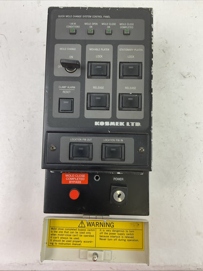 KOSMEK YMB051-HHC10-N QUICK MOLD CHANGE SYSTEM CONTROL PANEL
