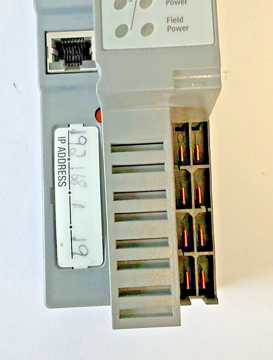 ALLEN BRADLEY 1734-AENT ETHERNET ADAPTER SER.B FW5.012 24VDC