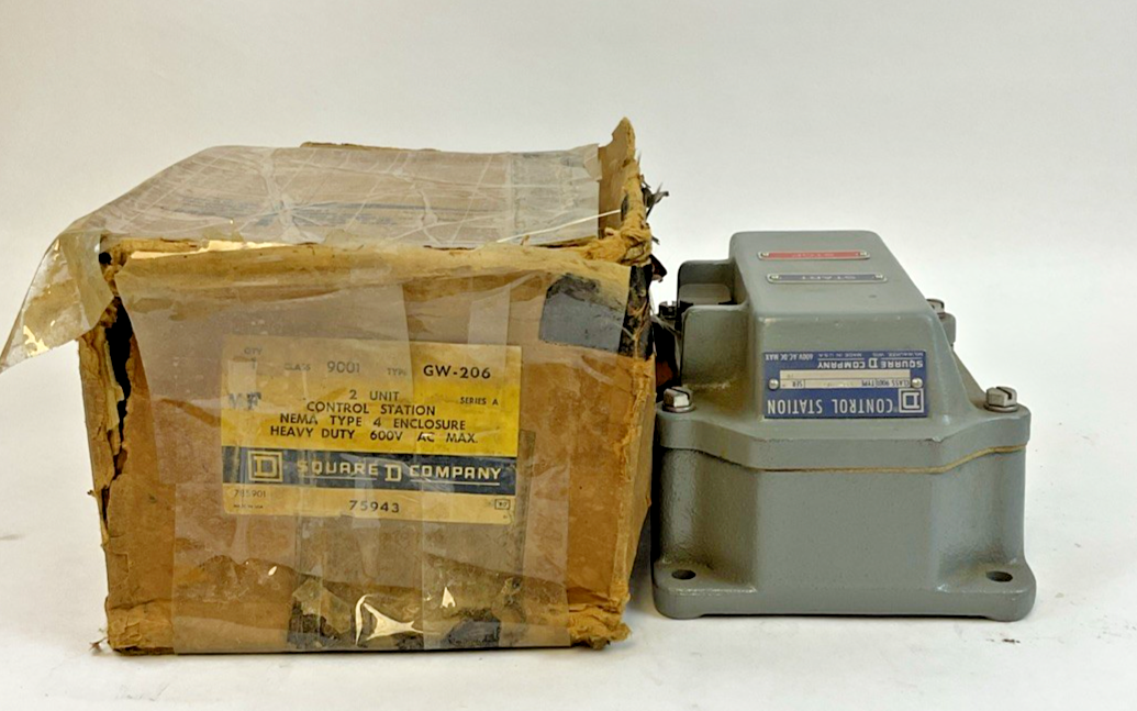 SQUARE D 9001 GW-206 CONTROL STATION SER.A 600VAC