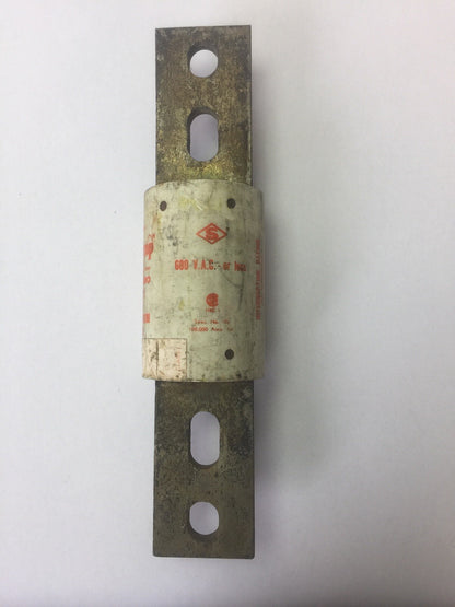SHAWMUT A4BY1200 AMP-TRAP CURRENT LIMITING FORM 480 TYPE 55 FUSE 600VAC CLASS L