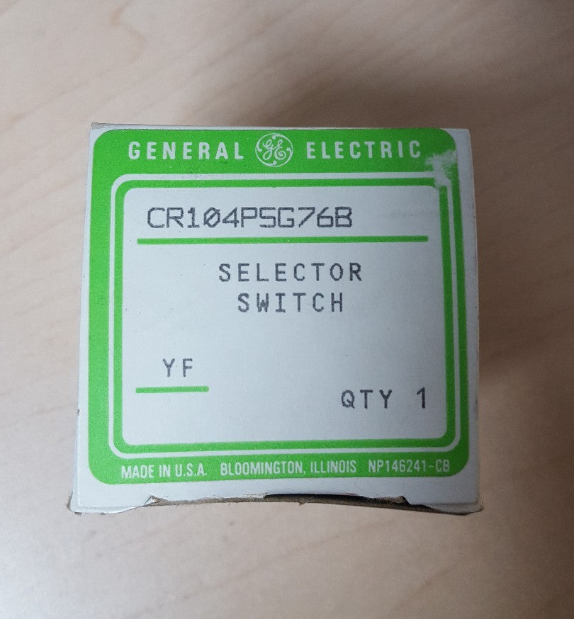 GE CR104PSG76B 3 Position Selector Switch