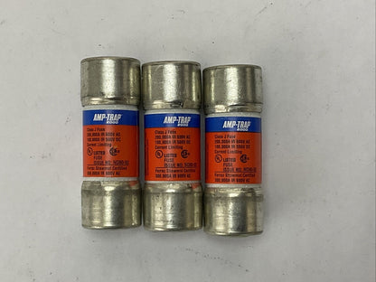 FERRAZ SHAWMUT AJT3 AMP-TRAP 2000 3A 600VAC DUAL ELEMENT TIME DELAY (LOT OF 3)