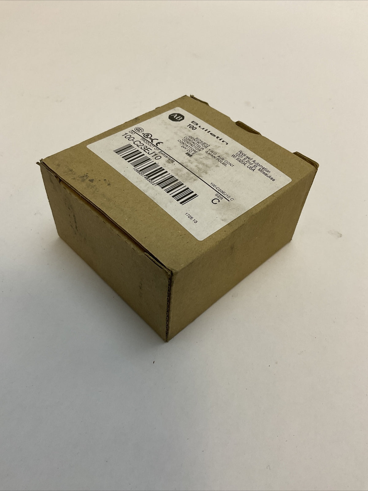 ALLEN BRADLEY 100-C23EJ10 CONTACTOR SER C 24VDC