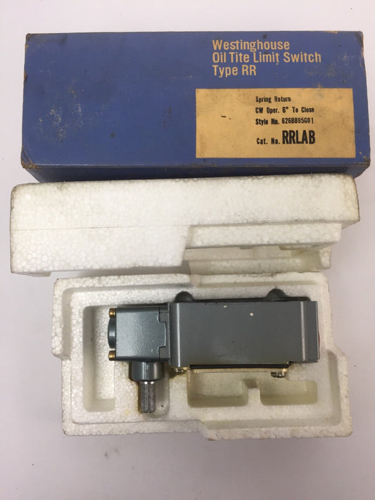 WESTINGHOUSE RRLAB OIL TITE LIMIT SWITCH 600VAC 10AMP