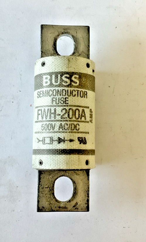BUSS FWH-200A SEMICONDUCTOR FUSE  500VAC/DC ***LOTOF2***