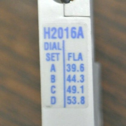CUTLER-HAMMER H2016A THERMAL OVERLOAD HEATER ELEMENT / USED ??? / EACH