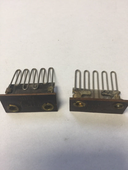 FEDERAL PACIFIC FPE TYPE F HEATERS TRIP RATING3.15 AMPS