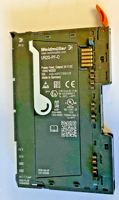 WEIDMULLER UR20-PF-0 REMOTE I/O MODULE 24VDC ****LOTOF4****