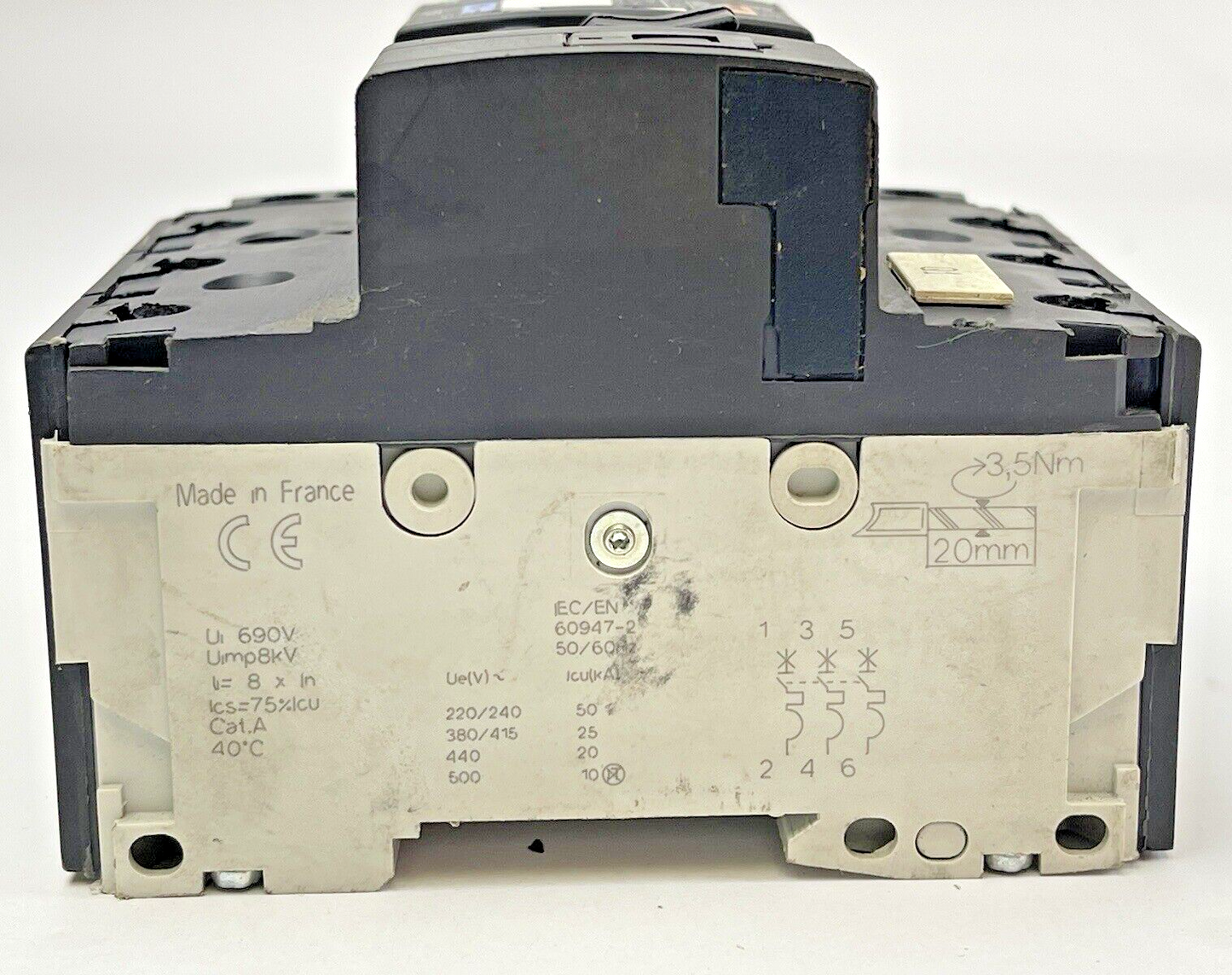 MERLIN GERIN - NG125N - CIRCUIT BREAKER - MULTI 9 C 50 A, 3 POLE, 25kA