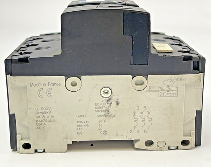 MERLIN GERIN - NG125N - CIRCUIT BREAKER - MULTI 9 C 50 A, 3 POLE, 25kA