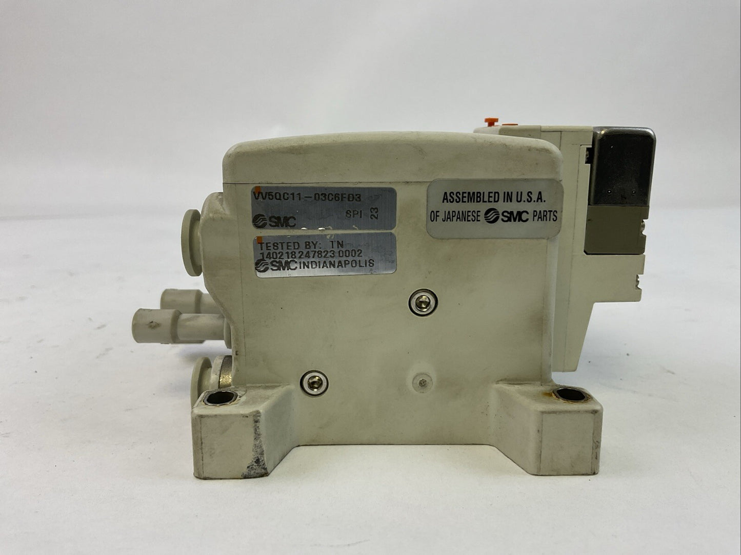 SMC VV5QC11-03C6FD3 MANIFOLD (VQC1400-51 (3) VQC VALVE 0.1-0.7 MPa)