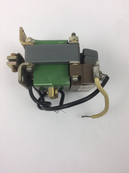 GE CR9500A203A2A SOLENOID 115 VDC PUSH FORM END MGT