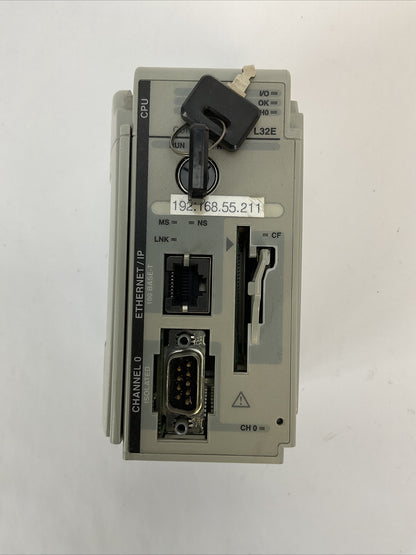 ALLEN BRADLEY 1769-L32E SER A CAT REV B01 F/W REV 1.15 LOGIX 5332E PROCESSOR