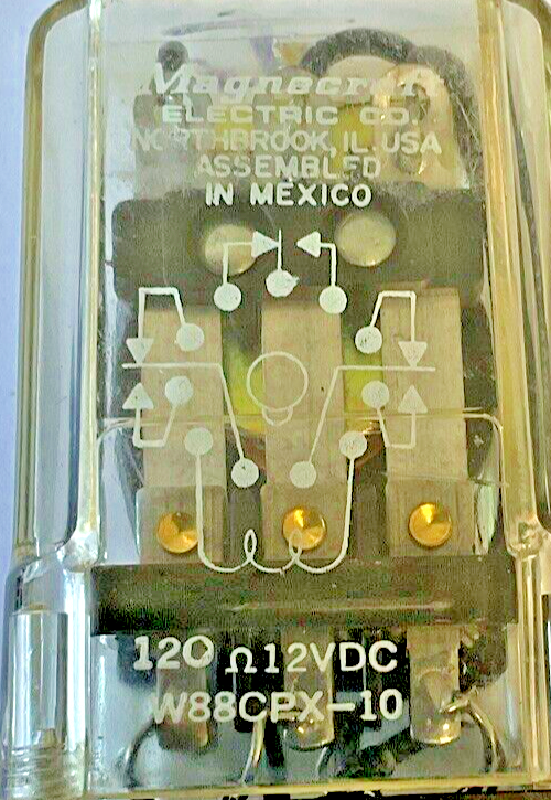 STRUTHERS-DUNN W88CPX-2 RELAY 12VDC 120VAC ***LOTOF2***