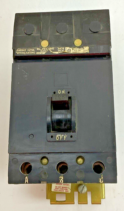 SQUARE D TYPE Q2 CIRCUIT BREAKER 225A 3POLE 240VAC