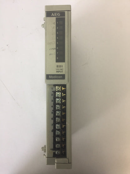 AEG MODICON AS-B351-001 INPUT MODULE 115VAC