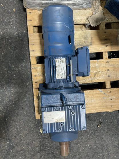 SEW-EURODRIVE R77 DRS80SBE1HR/ES7C GEAR MOTOR HZ 60 rpm 1725 V230/460 YY/Y